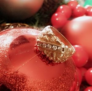 Nugget gold ring 10k